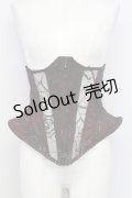BLOOD SUPPLY（海外ブランド） / スパイダーレースコルセット M ワイン T-25-08-06-001-GO-ZA-SA-ZI
