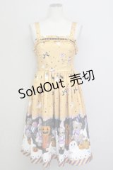 axes femme kawaii / ハロウィンナイトジャンスカ M オレンジ T-25-08-06-022-AX-OP-SA-ZI