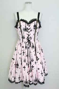 画像1: Angelic Pretty / Holy Lanternジャンパースカート（2022年）  ピンク T-25-08-06-023-AP-OP-SA-ZT