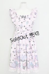 Angelic Pretty / Happy Treat Partyジャンパースカート  ピンク T-25-08-06-024-AP-OP-SA-ZI