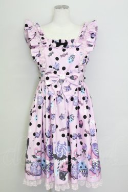 画像1: Angelic Pretty / Happy Treat Partyジャンパースカート  ピンク T-25-08-06-024-AP-OP-SA-ZT
