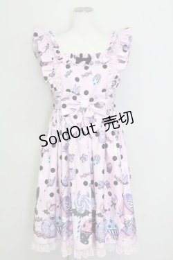 画像1: Angelic Pretty / Happy Treat Partyジャンパースカート  ピンク T-25-08-06-024-AP-OP-SA-ZI