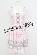Angelic Pretty / Fancy Noelジャンパースカート  ピンク T-25-08-06-025-AP-OP-SA-ZT