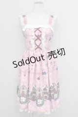 Angelic Pretty / Fancy Noelジャンパースカート  ピンク T-25-08-06-025-AP-OP-SA-ZT