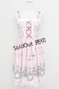 画像1: Angelic Pretty / Fancy Noelジャンパースカート  ピンク T-25-08-06-025-AP-OP-SA-ZT