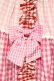 画像5: Angelic Pretty / ギンガム配色肩リボンジャンパースカート  濃ピンク×ピンク×アカ T-25-08-06-026-AP-OP-SA-ZT (5)