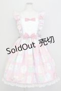 Angelic Pretty / Memorial Tea Museumジャンパースカート  ピンク T-25-08-06-027-AP-OP-SA-ZT