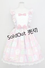 Angelic Pretty / Memorial Tea Museumジャンパースカート  ピンク T-25-08-06-027-AP-OP-SA-ZT