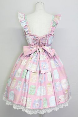 画像2: Angelic Pretty / Memorial Tea Museumジャンパースカート  ピンク T-25-08-06-027-AP-OP-SA-ZT