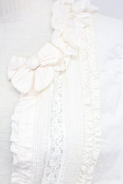 画像3: PINK HOUSE / リボンレースピンタックブラウス  アイボリー T-25-08-06-004-LO-BL-SA-ZT