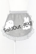 Angelic Pretty / マシュマロおばけエプロン  ブラック T-25-08-06-039-AP-ZA-SA-ZT