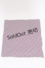 PINK HOUSE / ナナメフリルスカーフ  パープル T-25-08-06-040-LO-ZA-SA-ZT