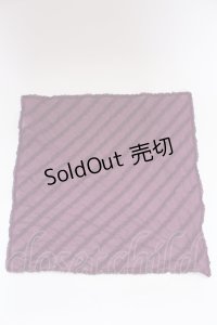 PINK HOUSE / ナナメフリルスカーフ  パープル T-25-08-06-040-LO-ZA-SA-ZI