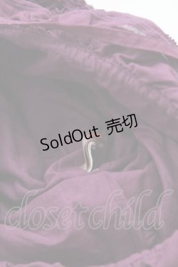 画像5: PINK HOUSE / ピコフリルポーチ  パープル T-25-08-06-041-LO-BG-SA-ZT