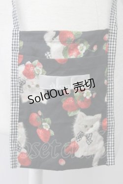 画像2: alcali / 青木美沙子コラボ ノベルティサコッシュ  ブラック T-25-08-06-042-LO-BG-SA-ZT