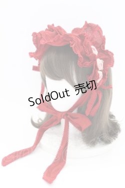 画像1: PINK HOUSE / ローズモチーフ付きヘッドドレス  ワイン T-25-08-06-044-LO-AC-SA-ZT