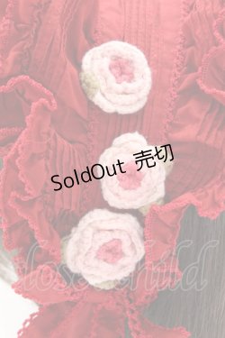 画像3: PINK HOUSE / ローズモチーフ付きヘッドドレス  ワイン T-25-08-06-044-LO-AC-SA-ZT