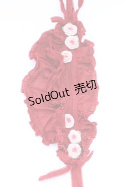 画像4: PINK HOUSE / ローズモチーフ付きヘッドドレス  ワイン T-25-08-06-044-LO-AC-SA-ZT