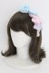 画像1: Angelic Pretty / ギンガム配色ぷくぷくリボンカチューシャ  サックス×ピンク×ラベンダー T-25-08-06-045-AP-AC-SA-ZT (1)