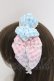 画像2: Angelic Pretty / ギンガム配色ぷくぷくリボンカチューシャ  サックス×ピンク×ラベンダー T-25-08-06-045-AP-AC-SA-ZT (2)