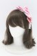 画像1: Angelic Pretty / ギンガム配色ぷくぷくリボンカチューシャ  濃ピンク×ピンク×アカ T-25-08-06-046-AP-AC-SA-ZT (1)