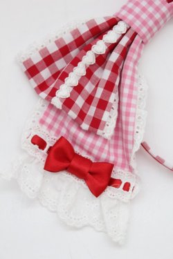 画像4: Angelic Pretty / ギンガムシャーベットカチューシャ  アカ×ピンク T-25-08-06-047-AP-AC-SA-ZT