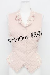 PINK HOUSE / 秋桜ブーケリボンベスト  ピンク T-25-08-06-006-LO-TO-SA-ZI