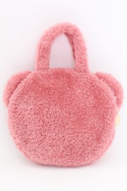 画像2: Maison de FLEUR / ピンくまニアトートバッグ  ダークピンク T-25-08-06-050-LO-BG-SA-ZT