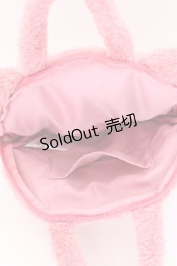 画像3: Maison de FLEUR / ピンくまニアトートバッグ  ダークピンク T-25-08-06-050-LO-BG-SA-ZI