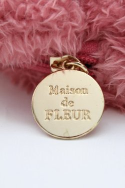 画像4: Maison de FLEUR / ピンくまニアトートバッグ  ダークピンク T-25-08-06-050-LO-BG-SA-ZT