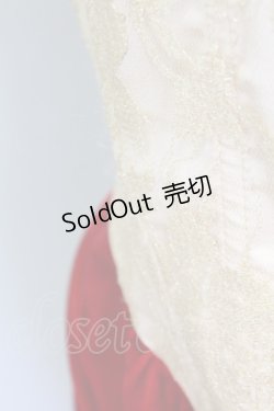 画像10: LACE MADE / 「スペイン野薔薇」コルセットドレス M ゴールドＸ赤 T-25-08-06-016-LO-OP-SA-ZI