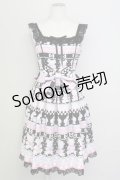 Angelic Pretty / Fancy Borderジャンパースカート  ブラック T-25-08-06-018-AP-OP-SA-ZT