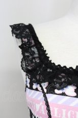 画像3: Angelic Pretty / Fancy Borderジャンパースカート  ブラック T-25-08-06-018-AP-OP-SA-ZI (3)