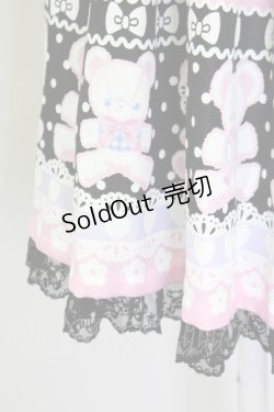 画像4: Angelic Pretty / Fancy Borderジャンパースカート  ブラック T-25-08-06-018-AP-OP-SA-ZT