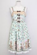 Angelic Pretty / なかよしジンジャークッキージャンパースカート  ミント T-25-08-06-019-AP-OP-SA-ZT