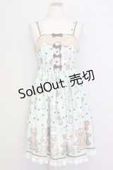 Angelic Pretty / なかよしジンジャークッキージャンパースカート  ミント T-25-08-06-019-AP-OP-SA-ZI