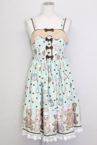 Angelic Pretty / なかよしジンジャークッキージャンパースカート  ミント T-25-08-06-019-AP-OP-SA-ZI