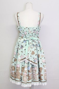 画像2: Angelic Pretty / なかよしジンジャークッキージャンパースカート  ミント T-25-08-06-019-AP-OP-SA-ZT