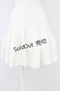画像1: LODISPOTTO / ティアードミニスカート  オフ T-25-08-09-025-LO-SK-AS-ZT493