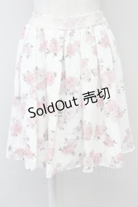 LODISPOTTO / 花柄スカート  ピンク T-25-08-09-027-LO-SK-AS-ZT