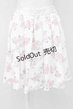画像1: LODISPOTTO / 花柄スカート  ピンク T-25-08-09-027-LO-SK-AS-ZT