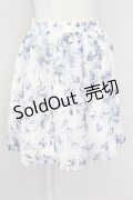 LODISPOTTO / 花柄スカート  オフｘブルー T-25-08-09-032-LO-SK-AS-ZT