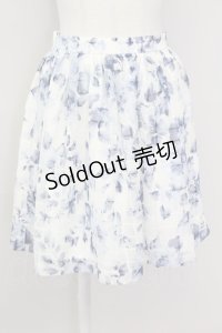 LODISPOTTO / 花柄スカート  オフｘブルー T-25-08-09-032-LO-SK-AS-ZT