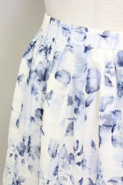 画像3: LODISPOTTO / 花柄スカート  オフｘブルー T-25-08-09-032-LO-SK-AS-ZT