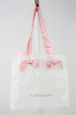 画像2: LODISPOTTO / ビニールリボンバッグ  ピンク T-25-08-09-037-LO-BG-AS-ZT486 (2)