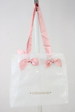 画像2: LODISPOTTO / ビニールリボンバッグ  ピンク T-25-08-09-037-LO-BG-AS-ZT