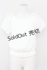 LODISPOTTO / オフショルトップス  黒ｘ白 T-25-08-09-010-LO-BL-AS-ZT492