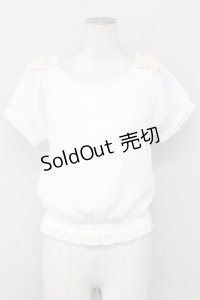 LODISPOTTO / オフショルトップス  黒ｘ白 T-25-08-09-010-LO-BL-AS-ZT492