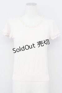 LODISPOTTO / ビジュートップス  ピンク T-25-08-09-011-LO-TO-AS-ZT