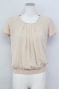 LODISPOTTO / シフォントップス  ベージュ T-25-08-09-012-LO-TO-AS-ZT
